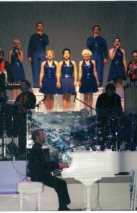 On stage at Andy Williams Moon River Theater